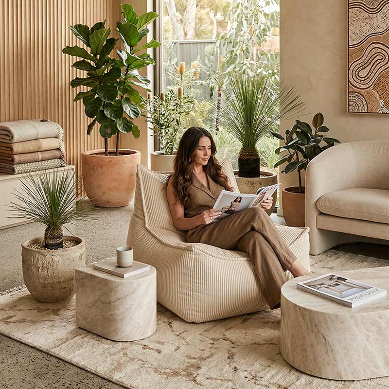 Bean Bag Chair for the Book Worm - Making Your Reading Space Snug