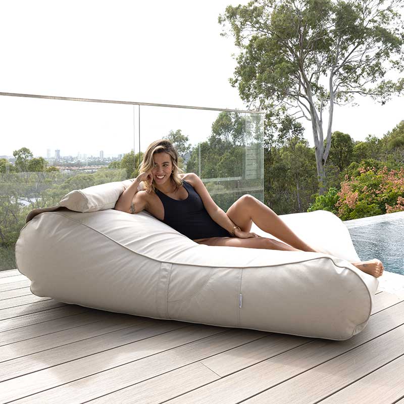 Natural Standard Olefin Nevaeh Double Sunbed