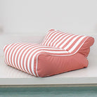 Blush Stripe Chill UV Lounger Bean Bag - Double Seater Outdoor