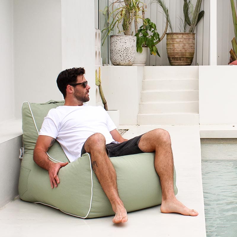 Sage Green Bora Bora Bean Bag Chair
