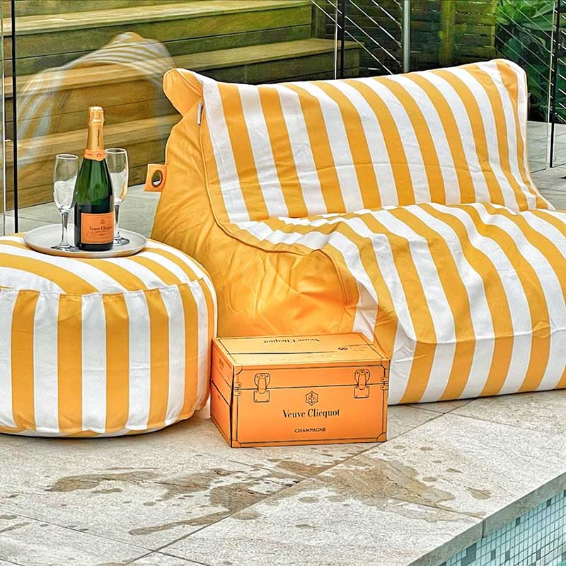 Customer Testimonial - Resort Striped Bean Bags