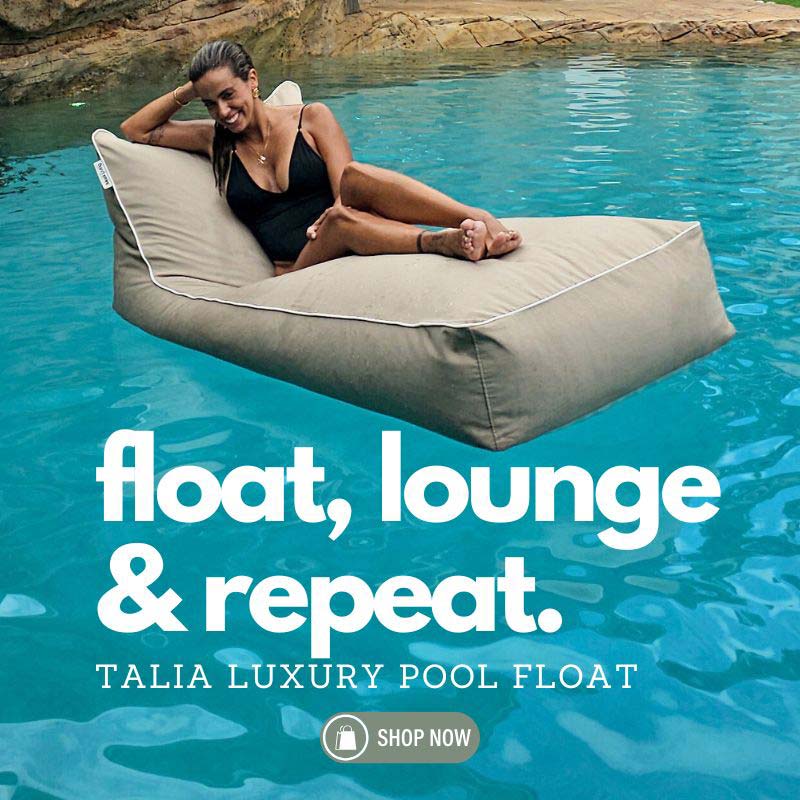 Talia Luxury Pool Float Bean Bag by Mooi Living