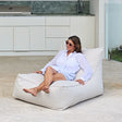 Natural Lachlan Lounger – best outdoor bean bag for sunbathing, reading, or relaxing by the pool