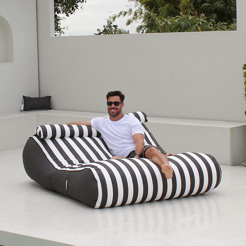 Nevaeh Outdoor Sunbed – Oversized Poolside Bean Bag Lounger for