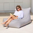 Stone Lachlan Outdoor Bean Bag Lounger – UV-resistant, water-resistant bean bag for poolside relaxation