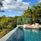 Mooi Living Talia Float outdoor Bean Bag by Mooi Living– In-Pool Bean Bag for Backyard Bliss - Taupe
