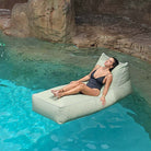 Sage Green Pool Float – Talia In-Pool Bean Bag Chair oudoor bean bag by Mooi Living