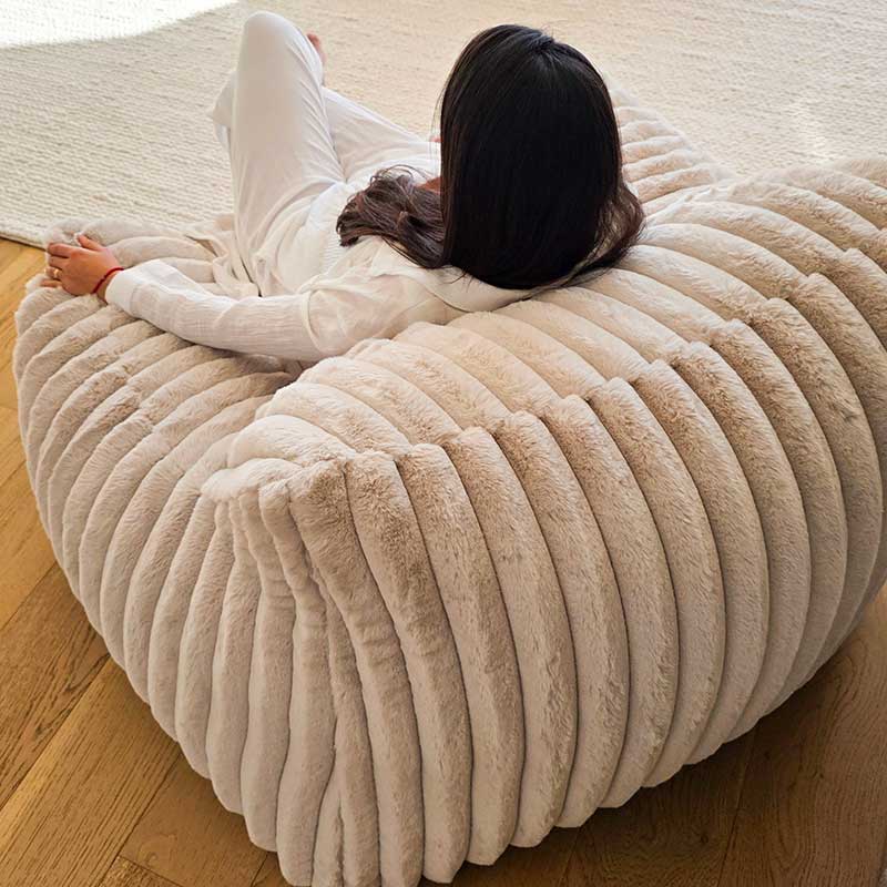 Soft Wide Cord Armchair – Callie Bean Bag indoor bean bag by Mooi Living