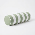 Green-stripe-bolster-with-white-background,MOO-CYLCUS-STR-GRN