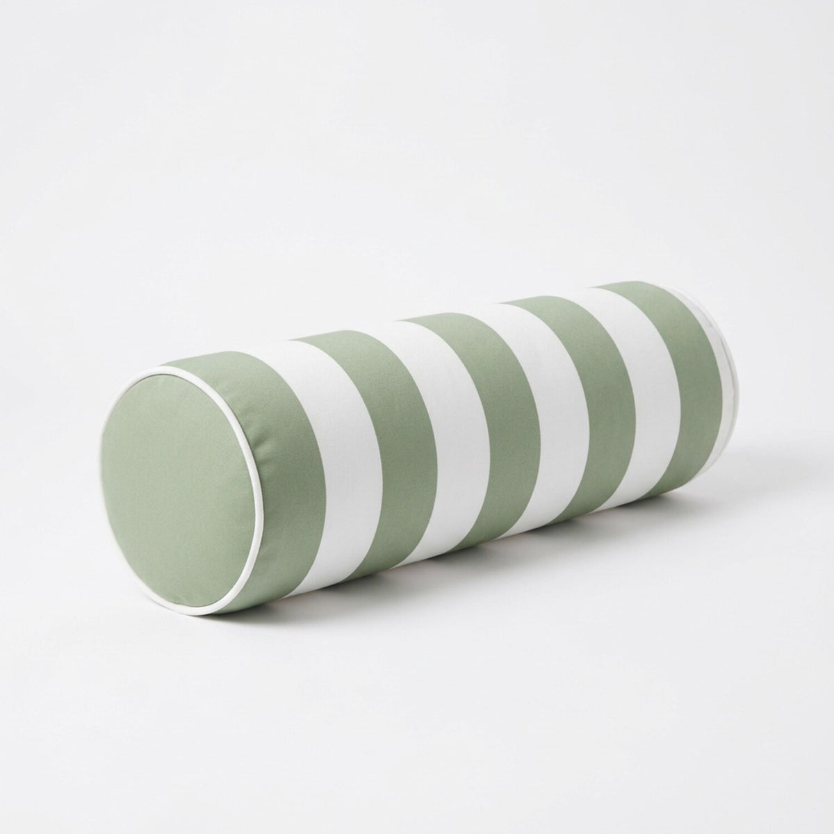 Green-stripe-bolster-with-white-background,MOO-CYLCUS-STR-GRN