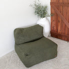 Designer Indoor Bean Bags - Olive Green Hallie Chair indoor bean bag by Mooi Living