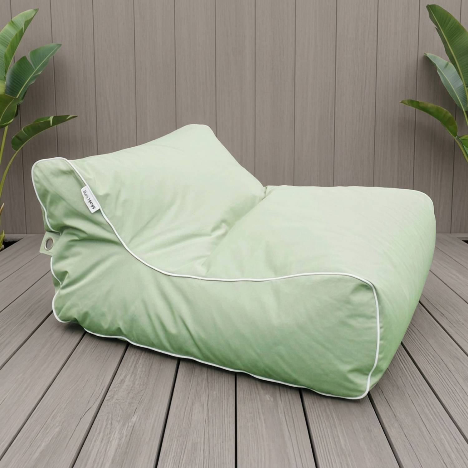 Sage Green Chill UV Double Seater Lounger by Mooi Living, MOCHUVBB-SAGGRE.
