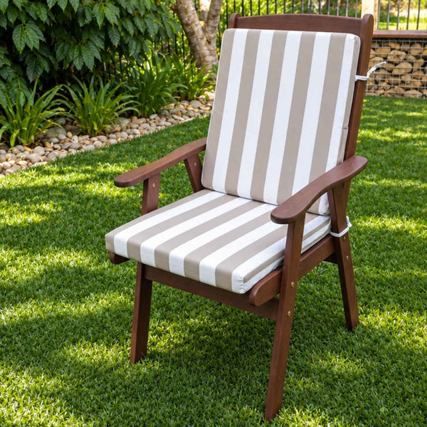 High-Back Olefin Outdoor Chair Cushion