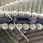We incorporate a double zipper system for our indoor bean bags for extra strength and durability.