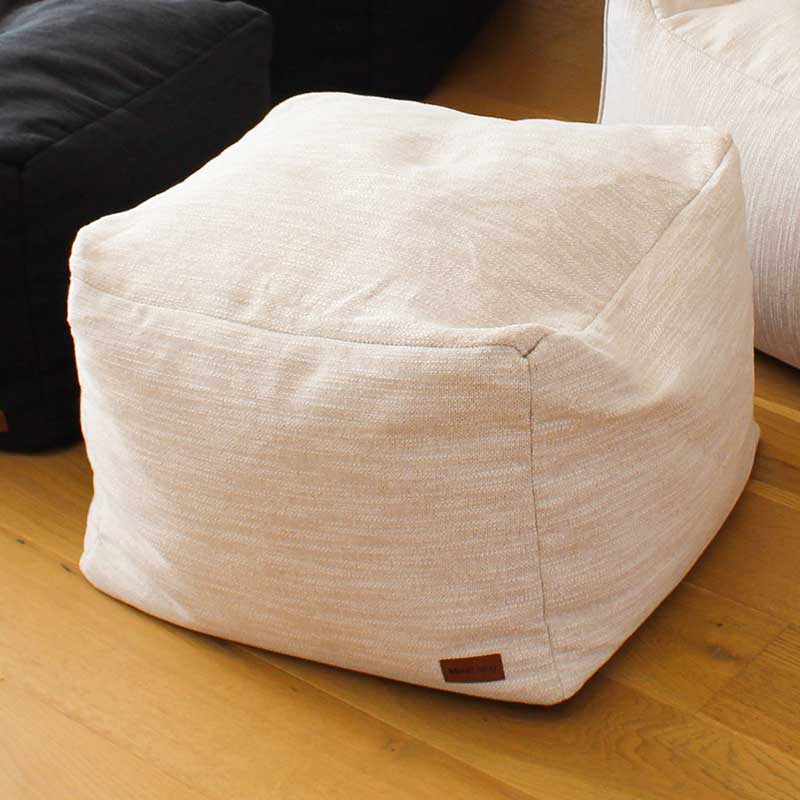 Serena Ottoman Bean Bag - Natural | Mooi Living