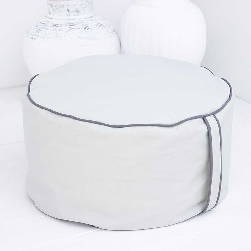 Outdoor Ottomans | Linen Grey | Mooi Living