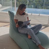 Indoor daybed bean bag lounger video – showcasing spacious, relaxed seating for modern interiors