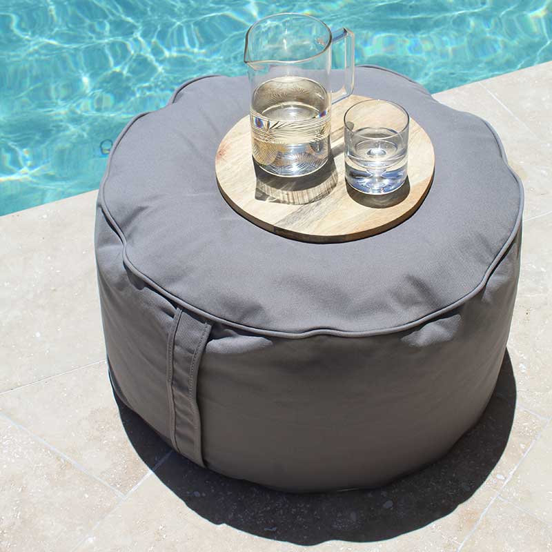 Outdoor Ottoman | Footstool or Side Table
