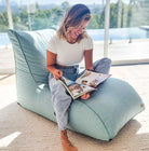 Teal Daybed Bean Bag Lounger | Mooi Living
